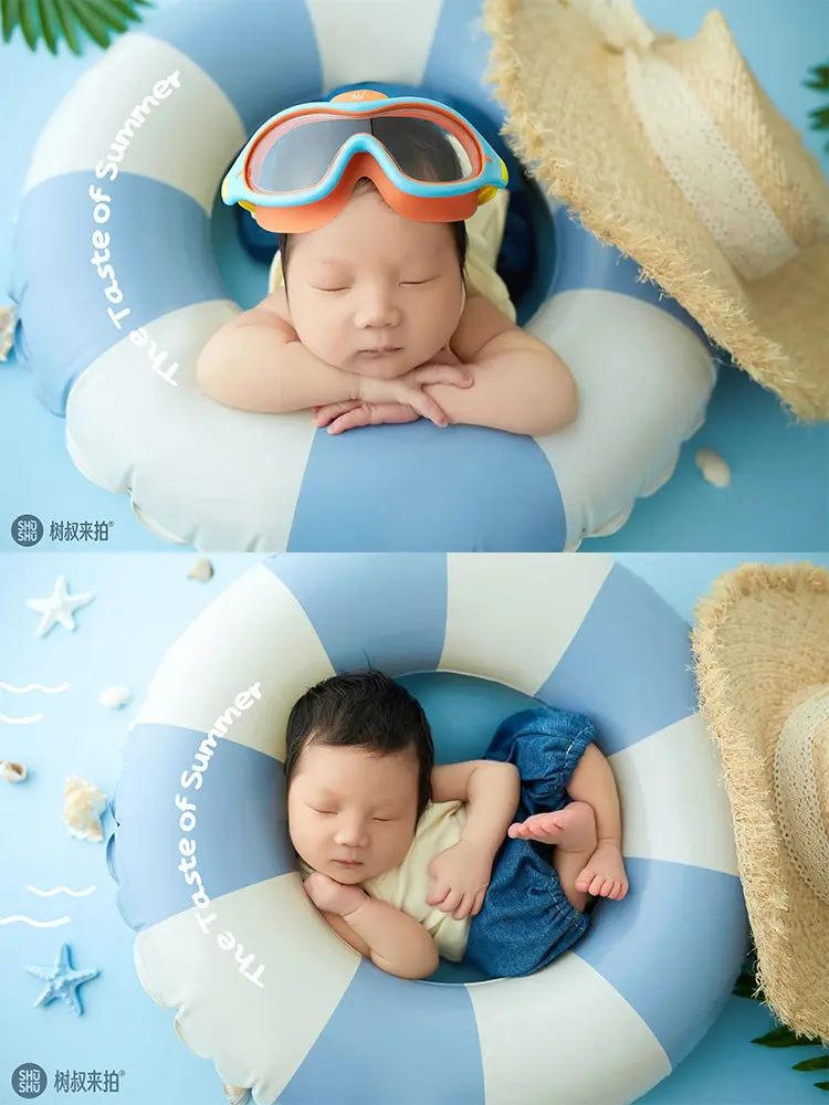 Summer Swim Theme Set - Newborn Photography Props - Image 5
